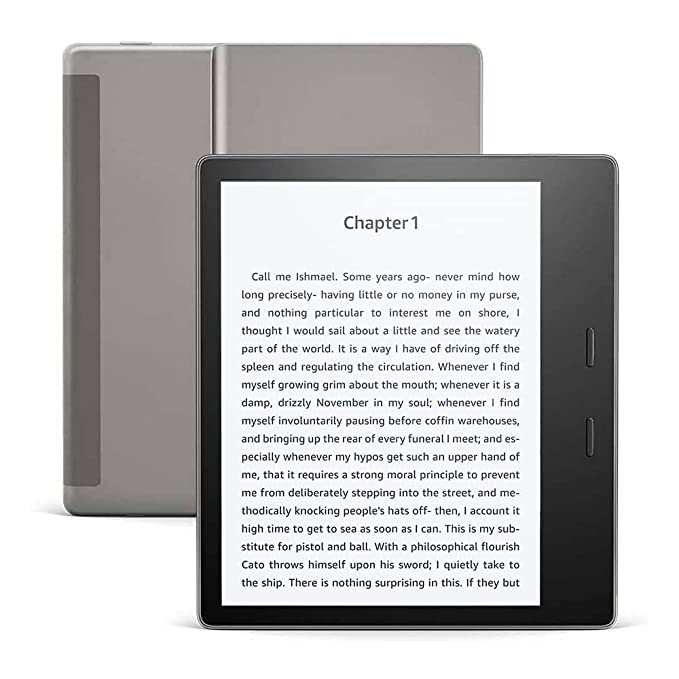 Kindle Oasis (B07L5HHTDX) 10th Gen, 7" Inch Display, 8 GB, Now with adjustable warm light, WiFi - Graphite