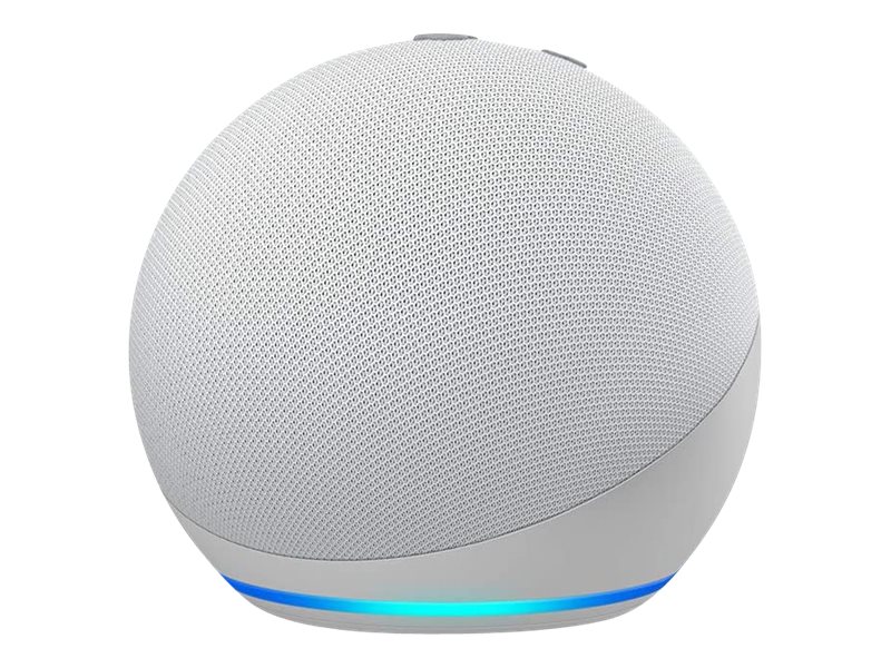 Amazon Echo Dot 4th Gen Alexa Built-in Smart Speaker (Powerful Bass, B084L41R96, White)