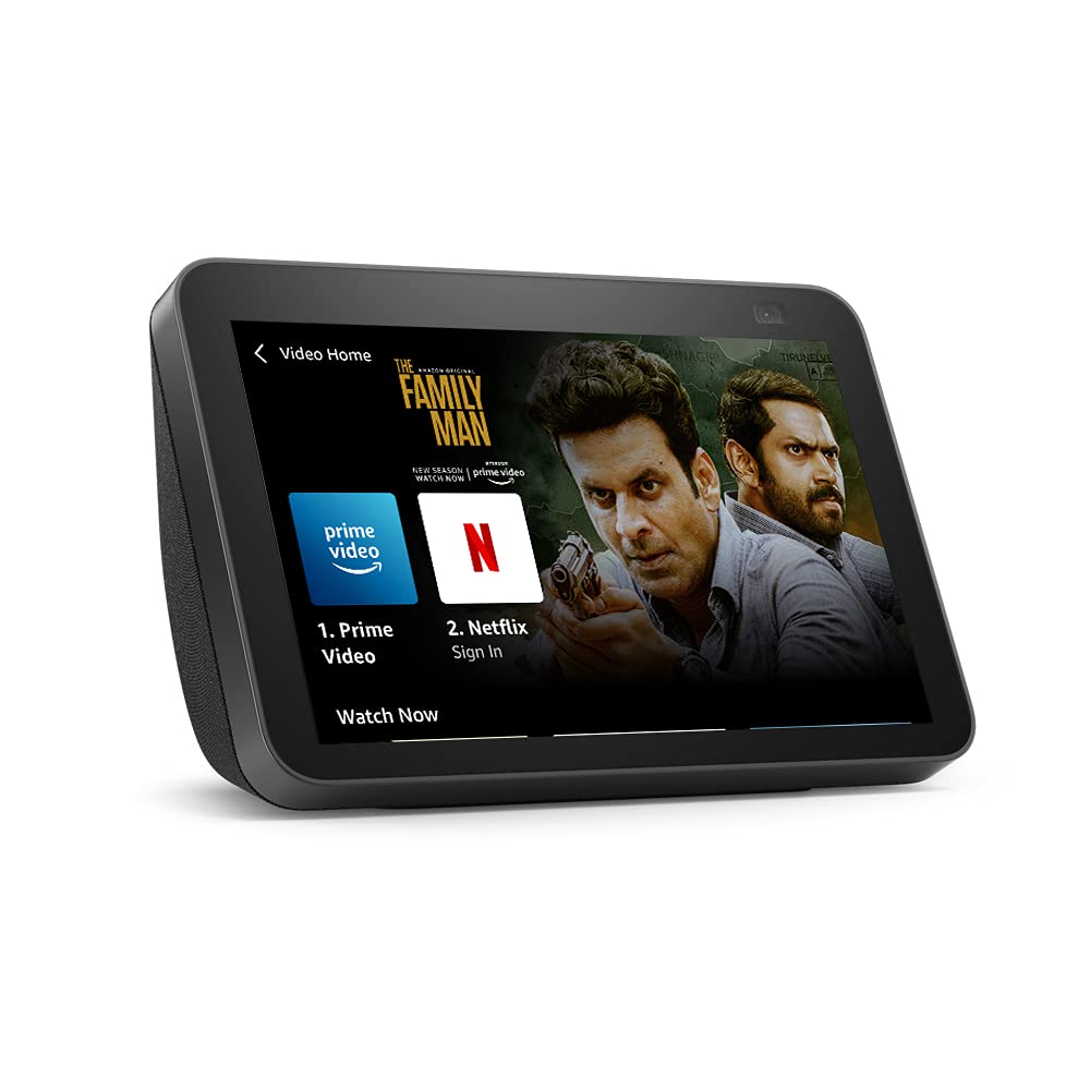 Amazon B08KGVYX6F Echo Show 5 (2nd Gen) Black, 5.5" touch screen, 2 MP camera with built-in Alexa
