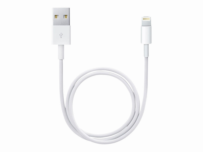 Apple ME291ZM/A, 0.5 Meter Lightning to USB 2.0 Multi Utility USB Cable, White
