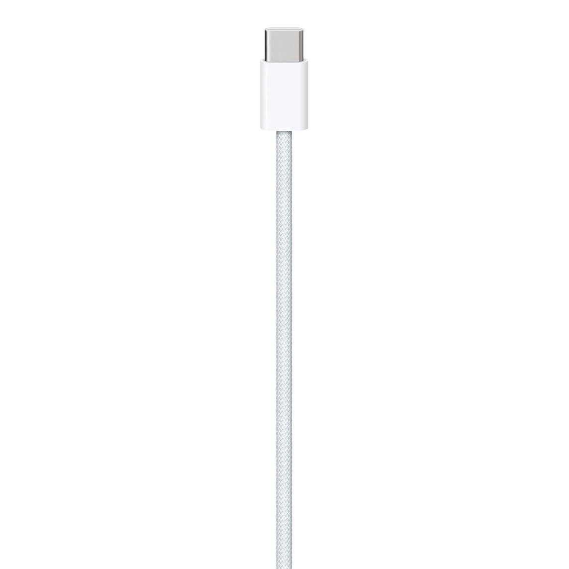 Apple 1 Meter USB 3.2 Type-C to Type-C Power/Charging USB Cable, Woven Design, (MQKJ3ZM/A) White