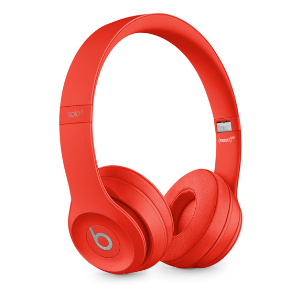 Beats Solo3 MX472ZM/A Wireless Headphones - Red