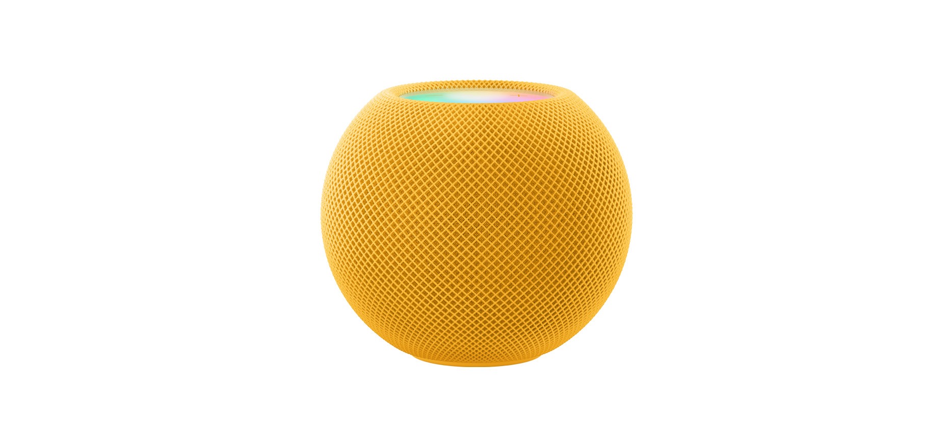 Apple MJ2E3HN/A HomePod Mini with Siri Assistant Smart Speaker, Yellow