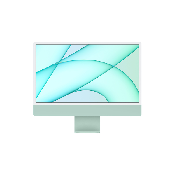 Apple MJV83HN/A All-in-One Desktop, HD Camera, 8 GB, 256 GB, 24 Inches, Apple M1 Chip, Green
