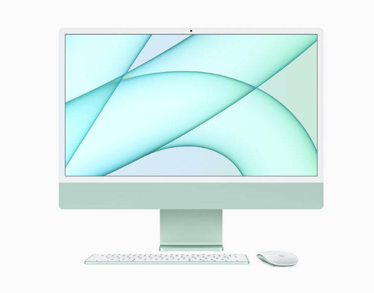 Apple MGPH3HN/A iMac with Retina 4.5K , 24-inch, M1chip with 8-Core CPU and 8-Core GPU, 256 GB Green