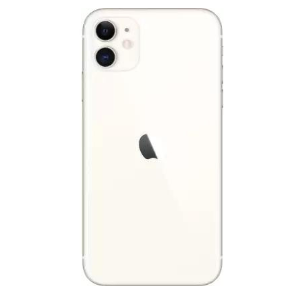 Apple iPhone 11 (MHDJ3HN/A) with 4 GB RAM, 128GB storage, 4 G technology, Nano and eSIM, White