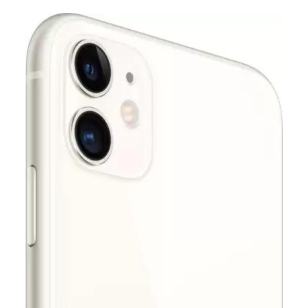 Apple iPhone 11 (MHDJ3HN/A) with 4 GB RAM, 128GB storage, 4 G technology, Nano and eSIM, White