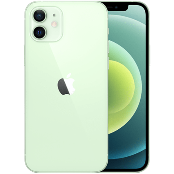 Apple iPhone 12 (MGJF3HN/A) with 4 GB RAM, 128GB storage, 5g technology, Dual Sim, Hexa-Core A14 Bionic Chip processor, Green