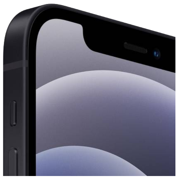 Apple iPhone 12 (MGJG3HN/A) Black, 4GB RAM, 256GB, A14 Bionic Chip, 6.1 Inches, 5g, Dual Sim
