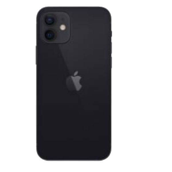 Apple iPhone 12 (MGJG3HN/A) Black, 4GB RAM, 256GB, A14 Bionic Chip, 6.1 Inches, 5g, Dual Sim