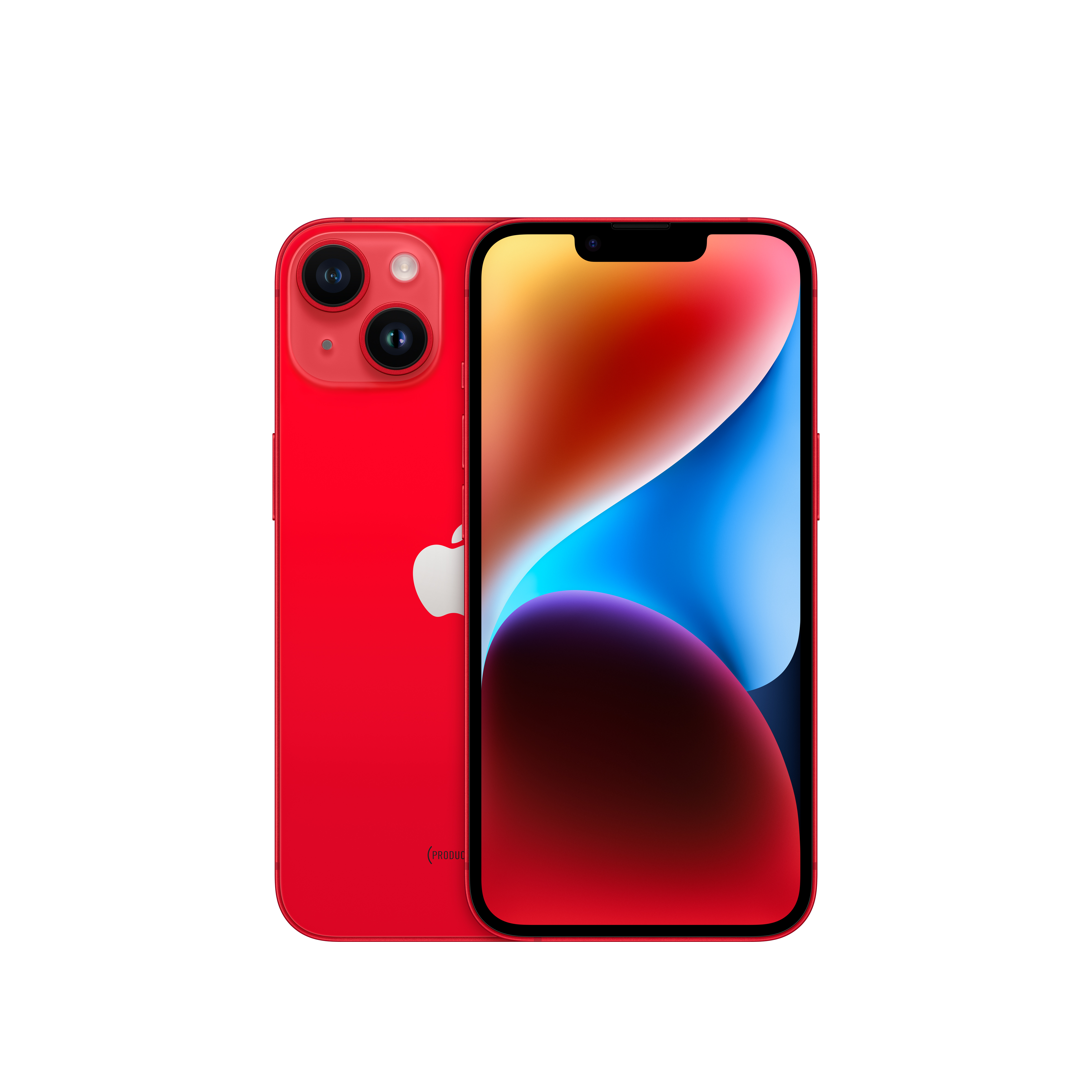 Apple iPhone 14 (3L232HN/A) RED with 128GB, iOS 16, A15 Bionic chip, 6core CPU with 2 performance, 6.1 inch OLED display