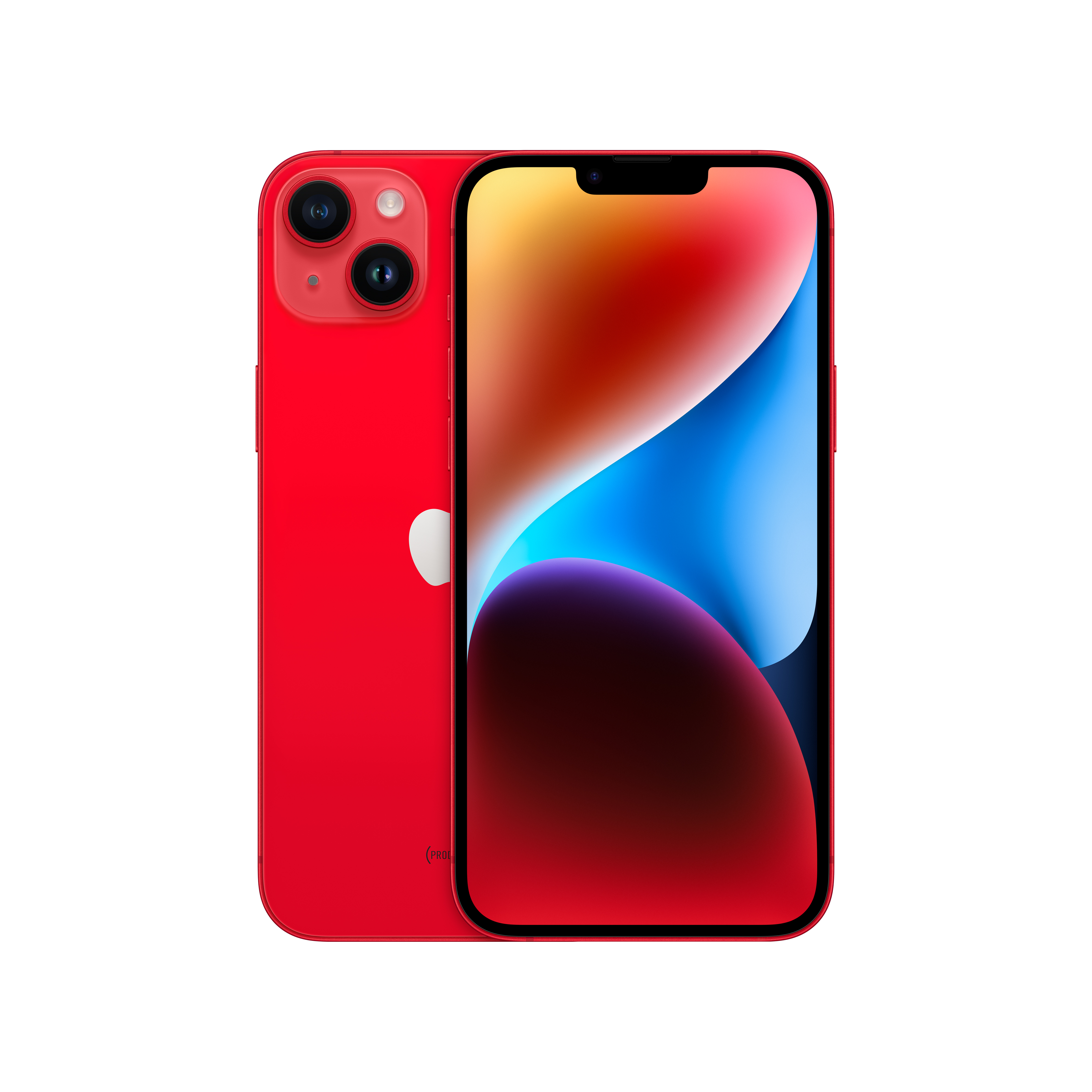 Apple iPhone 14 plus (MQ573HN/A) RED with 256GB, iOS 16, A15 Bionic chip, 6core CPU with 2 performance, 6.7 inch OLED display