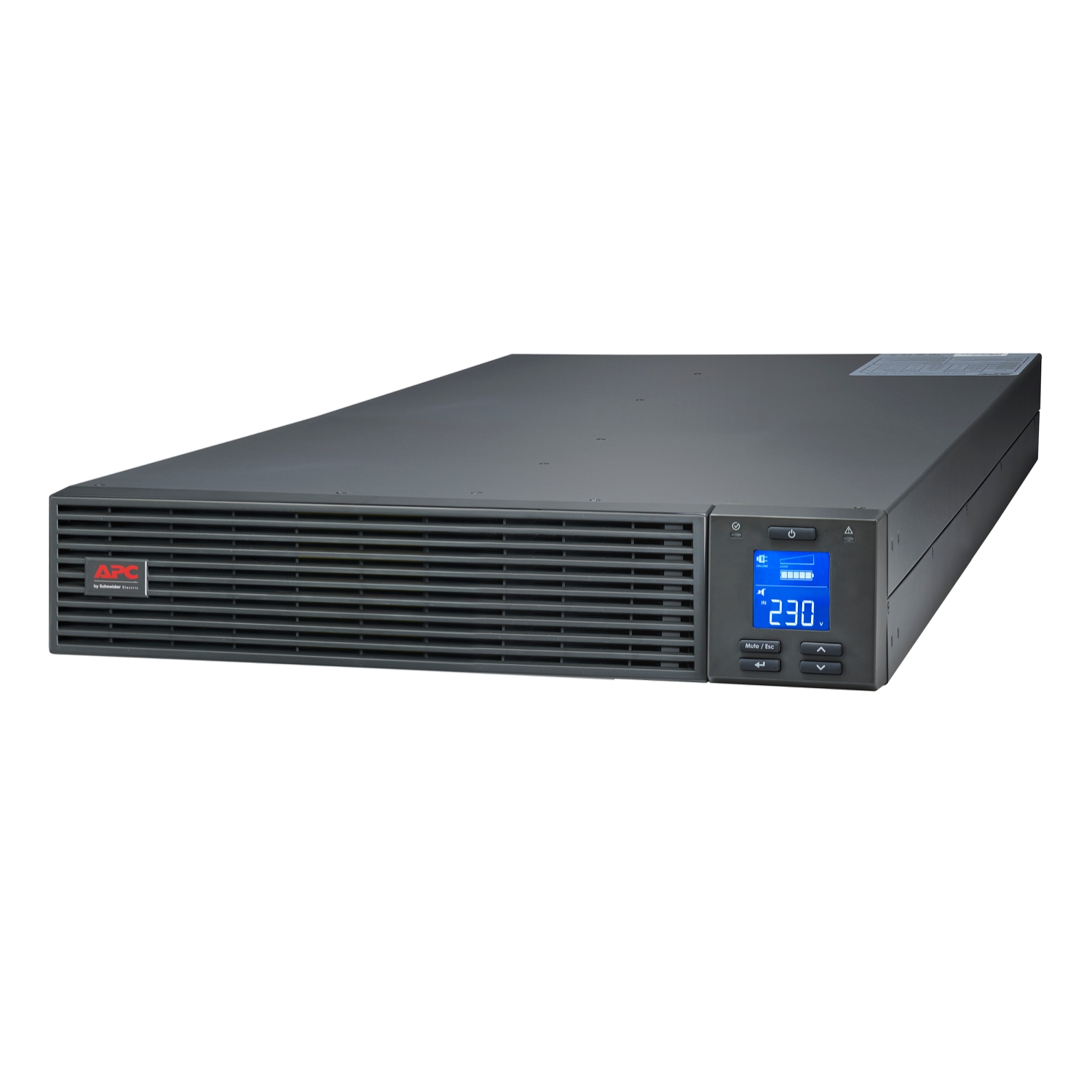 APC SRV6KUXI-IN Easy UPS On-Line, 6kVA/6kW, Rackmount 2U, 230V, 1x Hard wire 3-wire(1P+N+E) outlets, Intelligent Card Slot, No battery, W/O rail kit