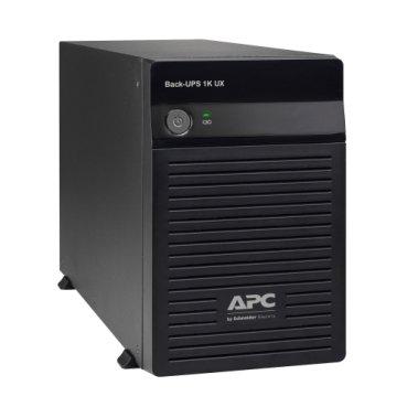 APC BX1000UXI Back-UPS 1000VA, 230V without Battery with Selectable Charger and Flooded/SMF compatible - Black