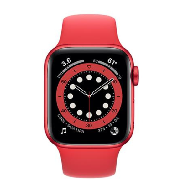 Apple Watch Series 6 (GPS) (PRODUCT) RED - red aluminium - smart 