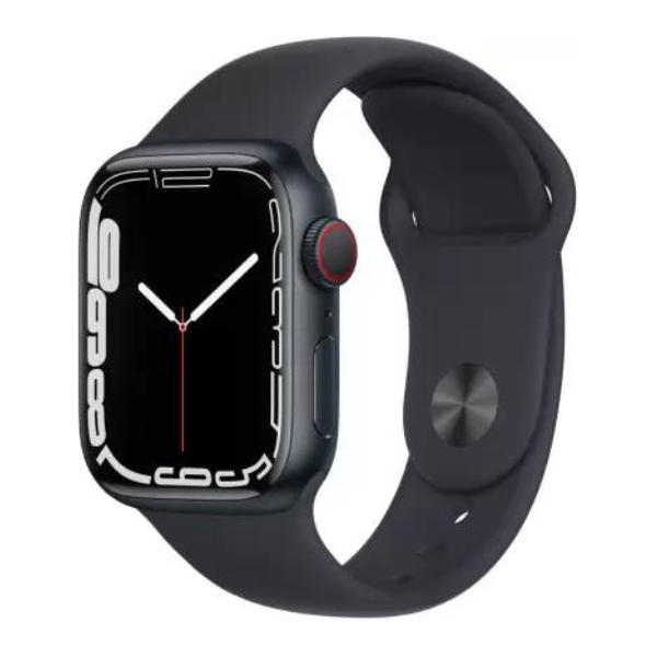Apple Watch Series 7 MKHQ3HN/A GPS + Cellular 41mm Smart Watch Midnight