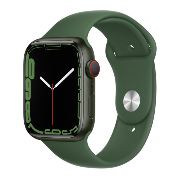 Apple Watch Series 7 GPS + Cellular 45 mm Green Aluminium Case with Sport Band - MKJR3HN/A