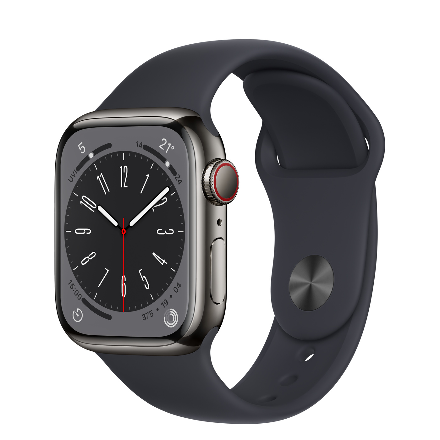 Apple Watch Series 8 GPS + Cellular 41mm Graphite Stainless Steel