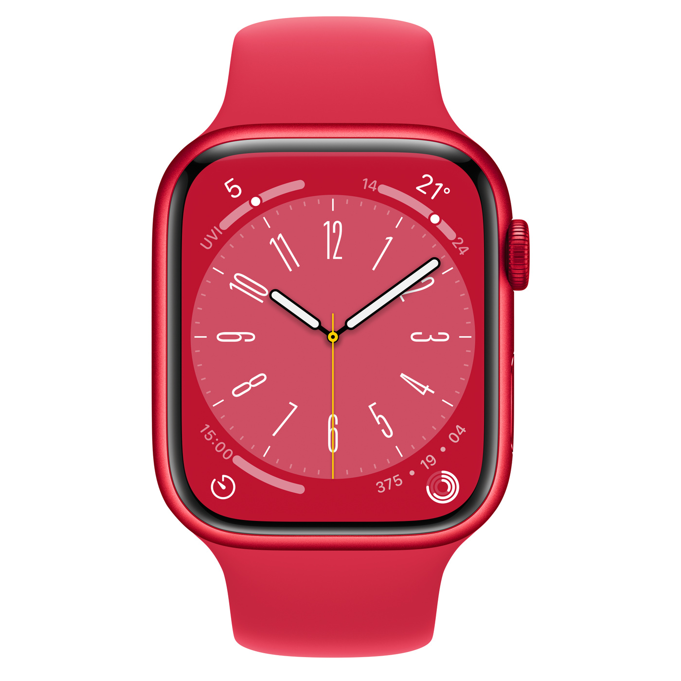 Apple Watch Series 8 GPS 45mm (PRODUCT)RED Aluminium Case with Sport Band -  Regular