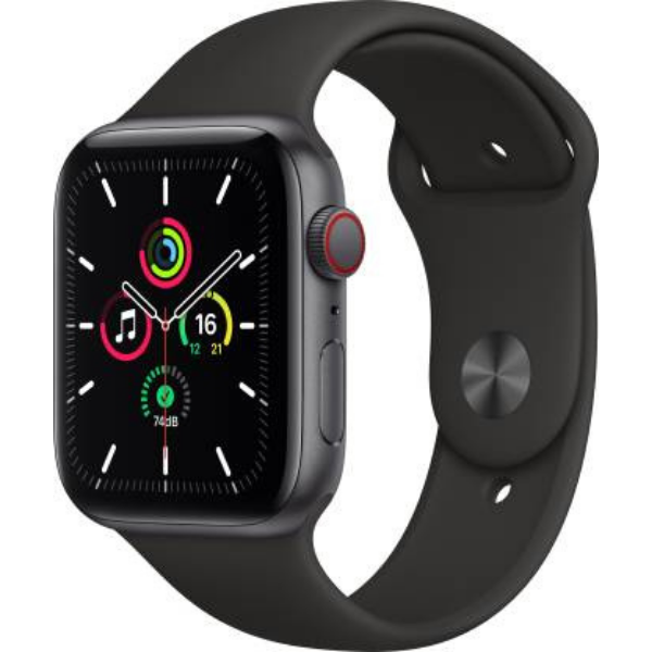 Apple Watch Nike SE GPS Apace grey Aluminium Anthracite black 32 GB Smart watch with Nike