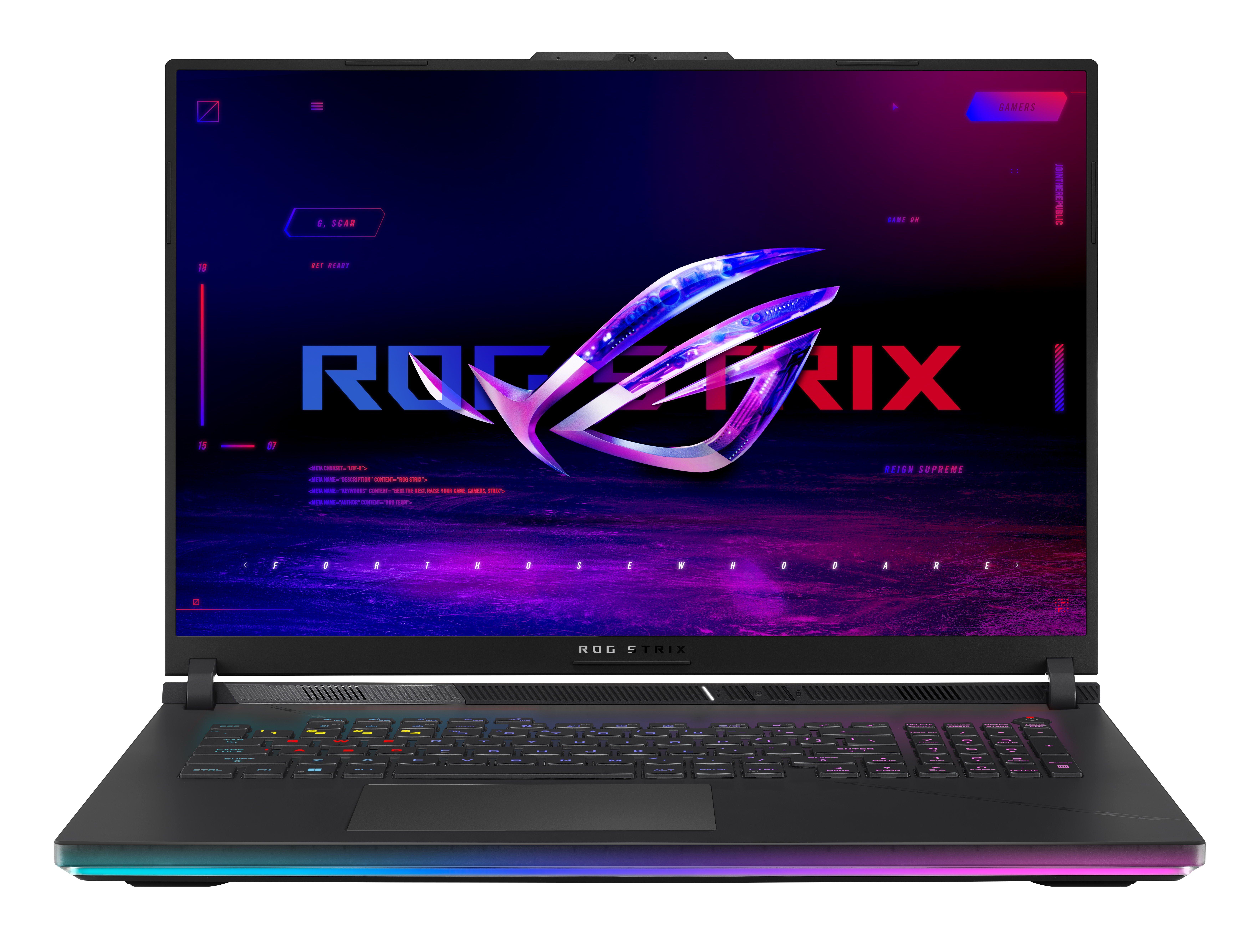 ASUS ROG Strix SCAR 18 (G834JZ-N5041WS) Black Gaming Laptop, Intel Core i9 13th Gen, 32 GB RAM, 1 TB SSD, 12 GB Graphics/NVIDIA GeForce RTX 4080, 18 Inch Display, 3.10 Kg, Windows 11 Home with MS Office