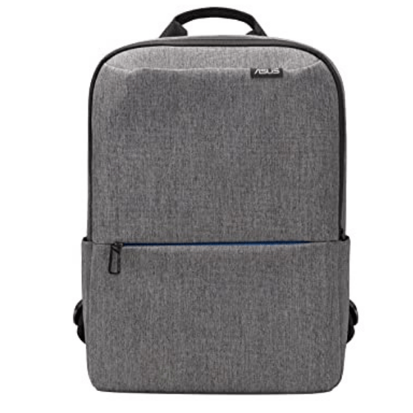 ASUS 90XB078N-BBP000 Laptop Backpack BP4600 with Cross-Dyed Woven Fabric Material, Melange grey