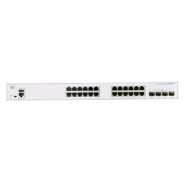 Cisco Business 350 Series 350-24T-4G - switch - 24 ports - Managed - rack-mountable