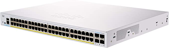 CISCO CBS350-48P-4X-IN CBS Layer 2 switching, VLAN support, Spanning Tree Protocol (STP), advanced threat protection, IPv6 first-hop security, quality of service (QoS), sFlow, dynamic routing