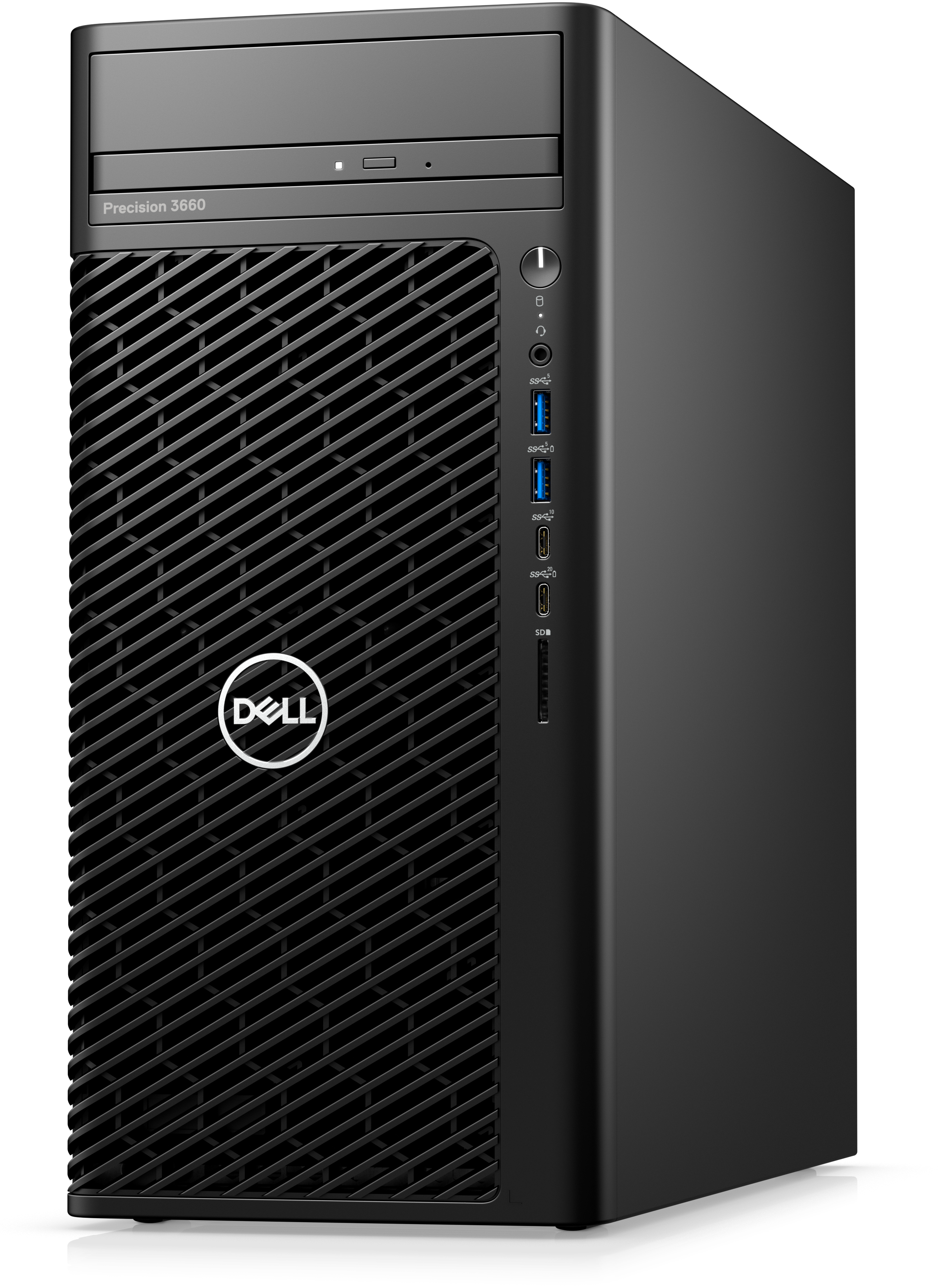 Dell Precision 3660, Intel Core i7-12700 (12 core 25MB cache), 8GB, 1TB, No Monitor, DVDRW, 3yrs NBD, 500W, Windows 10 Pro