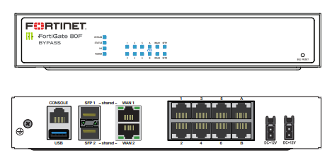 Fortinet FortiGate 80F, 10 Gbps Firewall Throughput, 900 Mbps