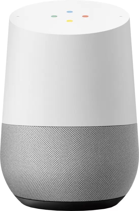 Google GA00341-IN Home with Google Assistant Smart Speaker - White