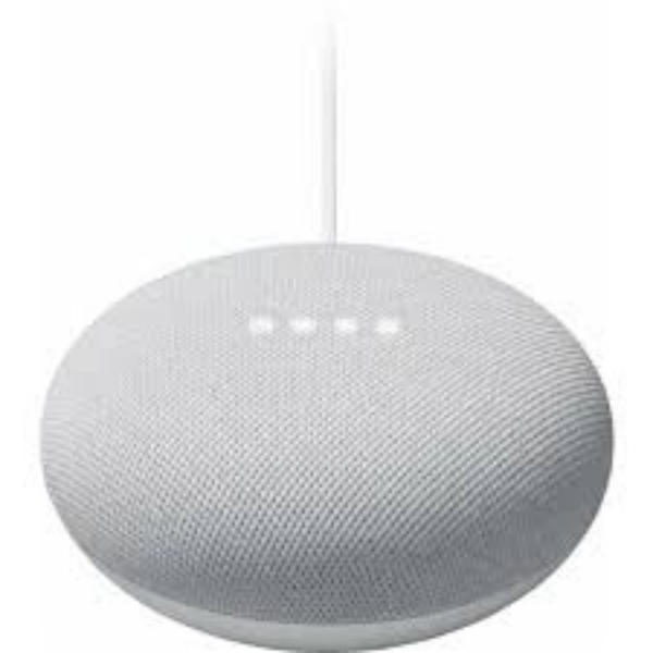 Google Nest Mini GA00638-IN Chalk Portable Bluetooth Speaker