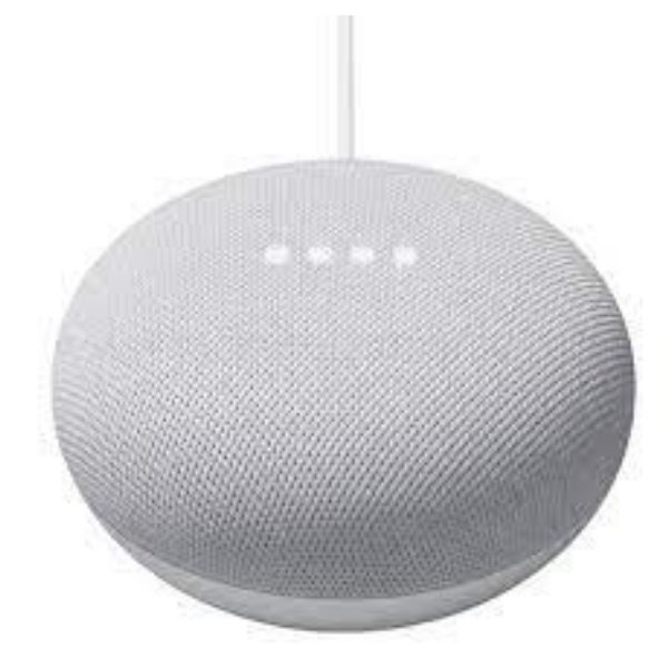 Google Nest Mini GA00638-IN Chalk Portable Bluetooth Speaker