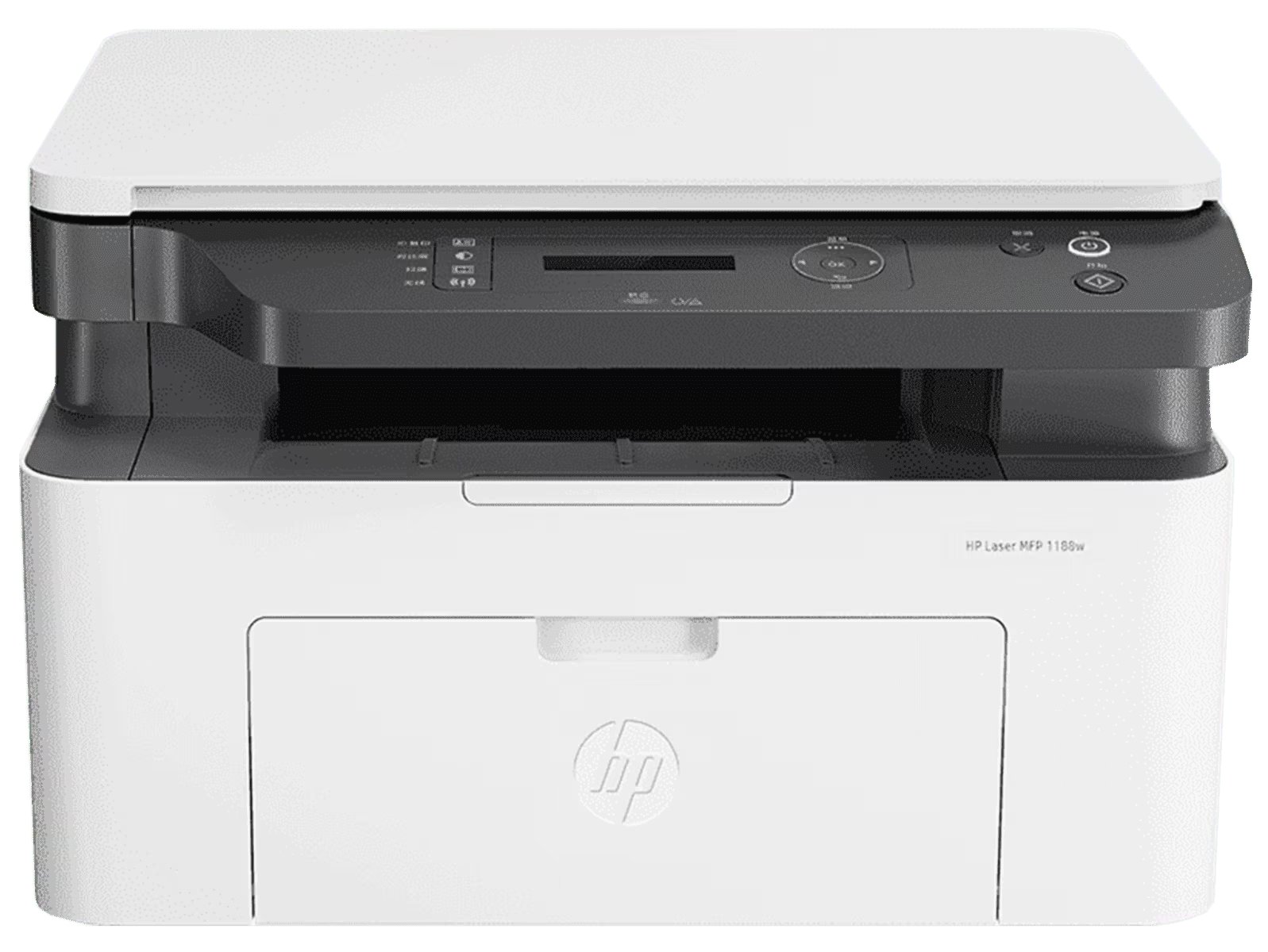 HP Laser MFP 1188w Printer 715A3A Laser Printer Up to 150 sheets Print, Copy & Scan - Black and white