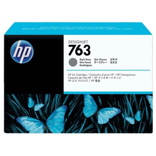 HP 763 775-ml Dark Gray DesignJet Ink Cartridge (CN073A)