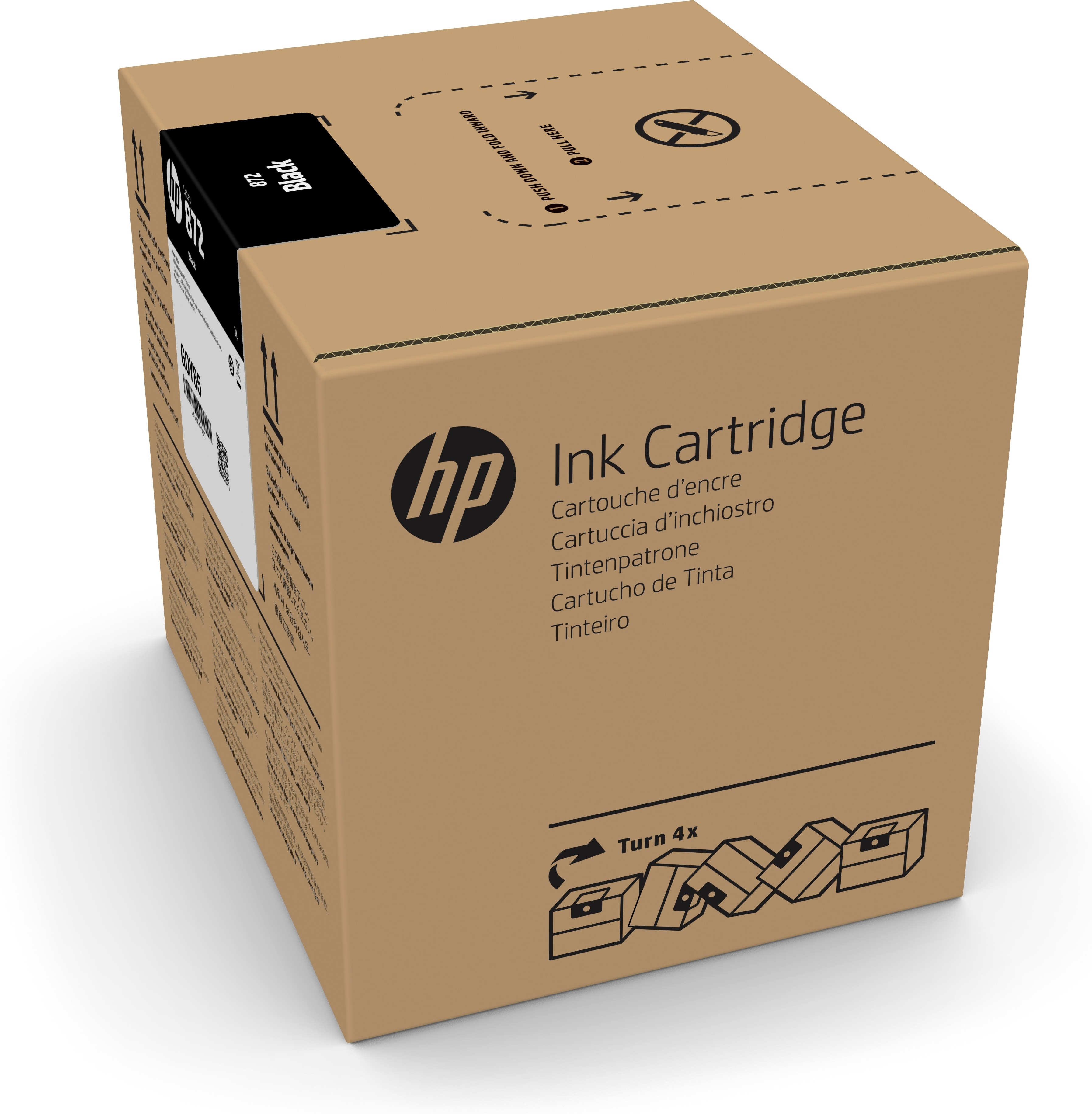 HP 872 3L Black Latex Ink Cartridge (G0Z04A)