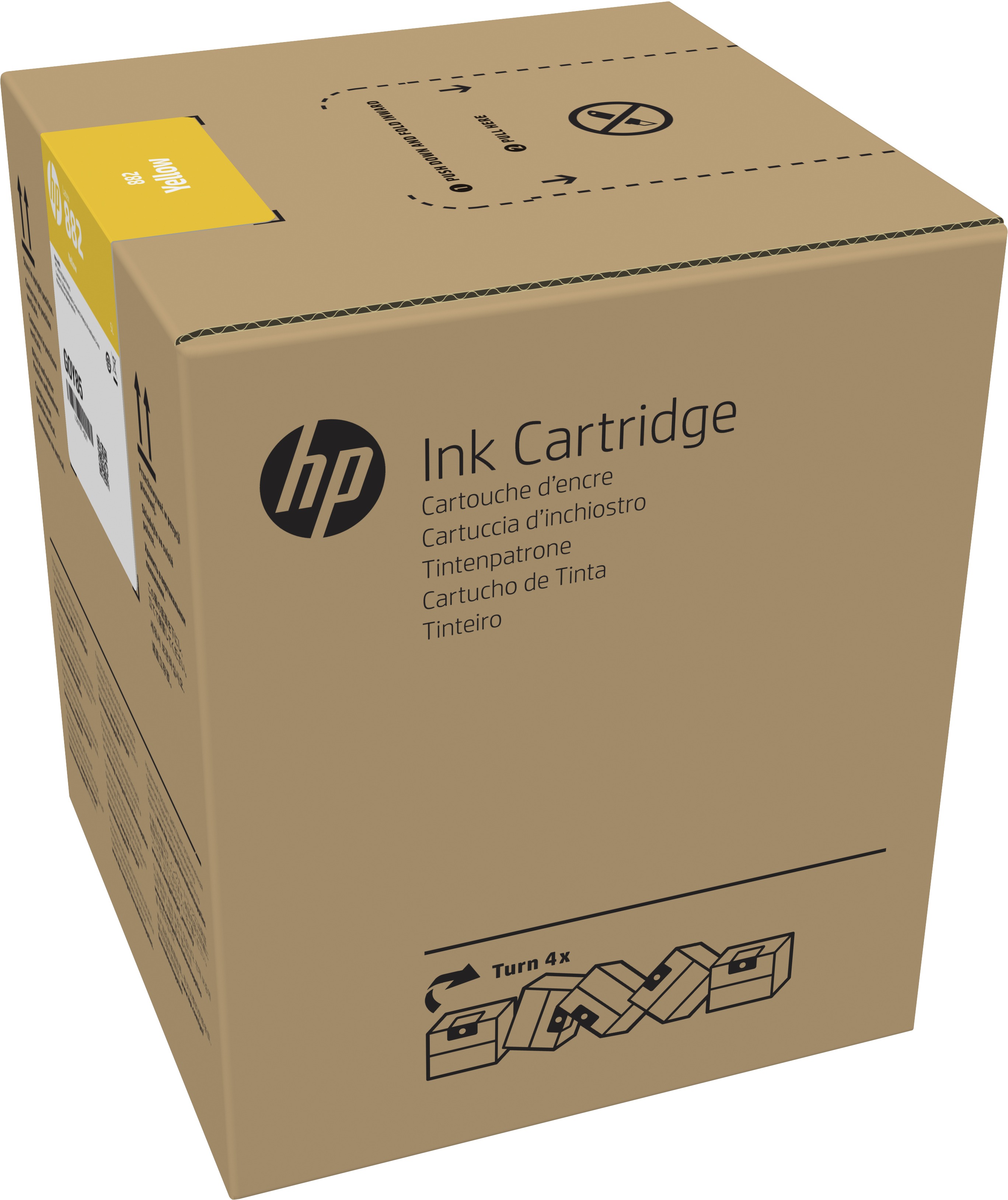 HP 882 5L Yellow Latex Ink Cartridge (G0Z12A)