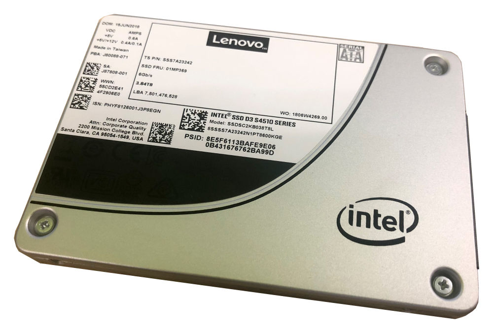 Lenovo ThinkSystem 2.5" S4510 3.84TB Read Intensive SATA 6Gb HS SSD- 4XB7A13623