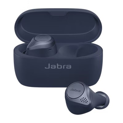 Jabra Elite Active 75t 100-99091000-40, Navy In-Ear Active Noise Cancellation Truly Wireless Earbuds with Mic and Bluetooth 5.0, Voice Assistant Supported