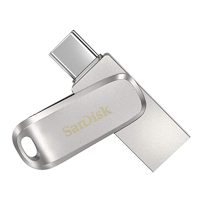 SanDisk Ultra Dual Drive Luxe 64GB USB 3.1 Type C Flash Drive for Mobile & Other Devices ( SDDDC4-064G-I35)