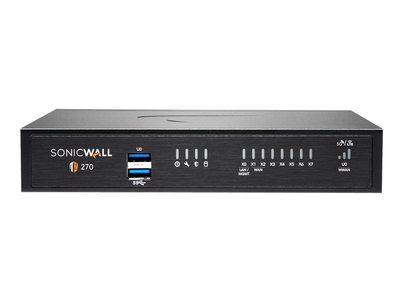 SonicWall TZ270 Network Security/Firewall Appliance Only, 02-SSC-2821